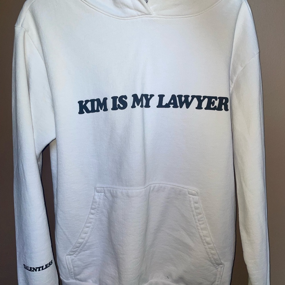 Talentless KIM IS MY LAWYER HOODIE